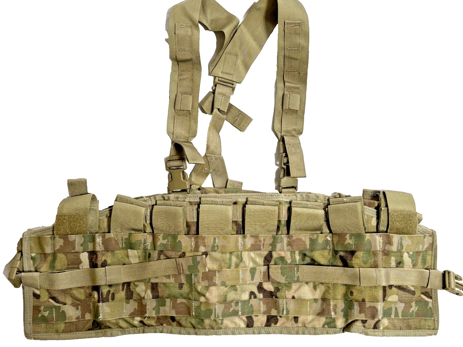OCP Multicam TAP Panel Tactical Assault Chest Rig W/ Shoulder Straps USGI MOLLE