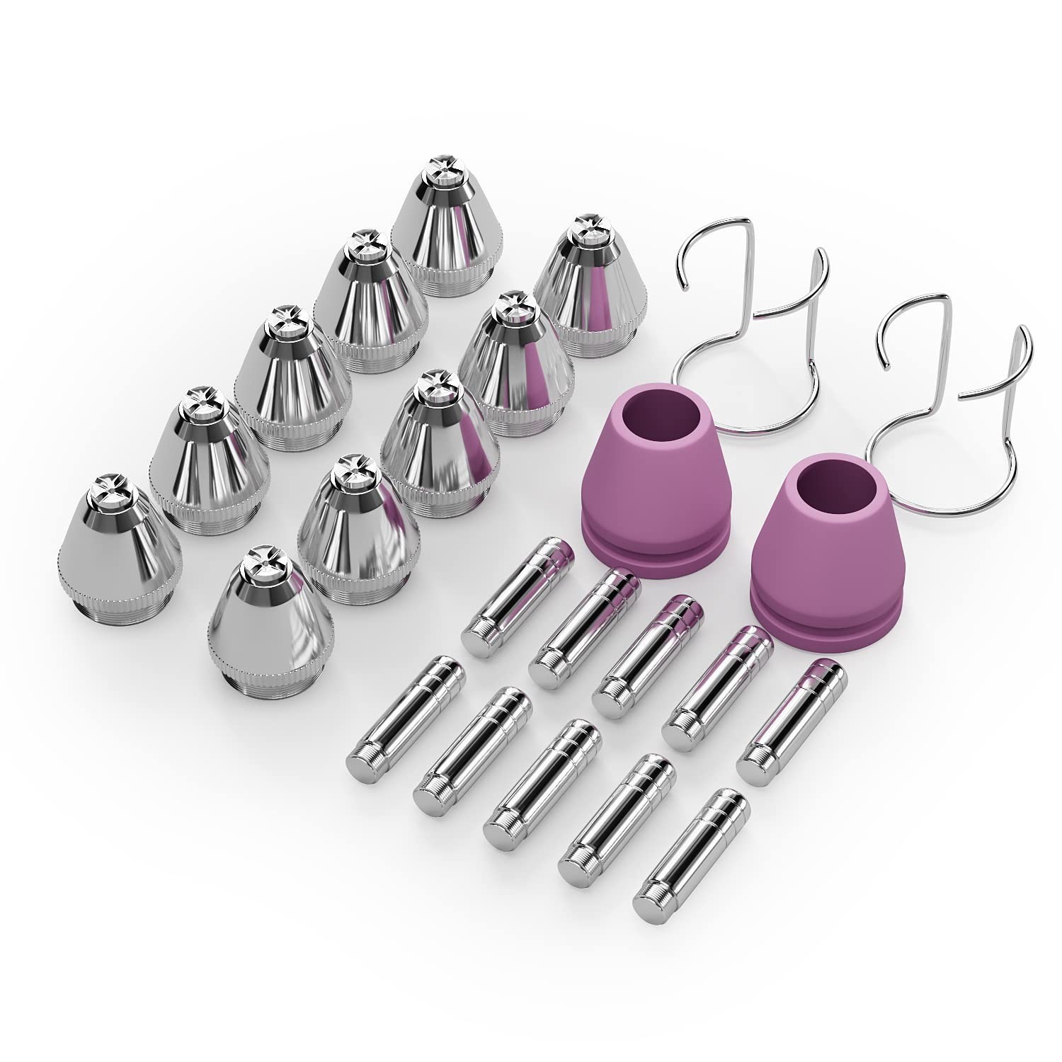 GZ GUOZHI 24PCS SG-55 AG-60 WSD-60 Plasma Cutter Cutting Torch Tip Nozzles Co...
