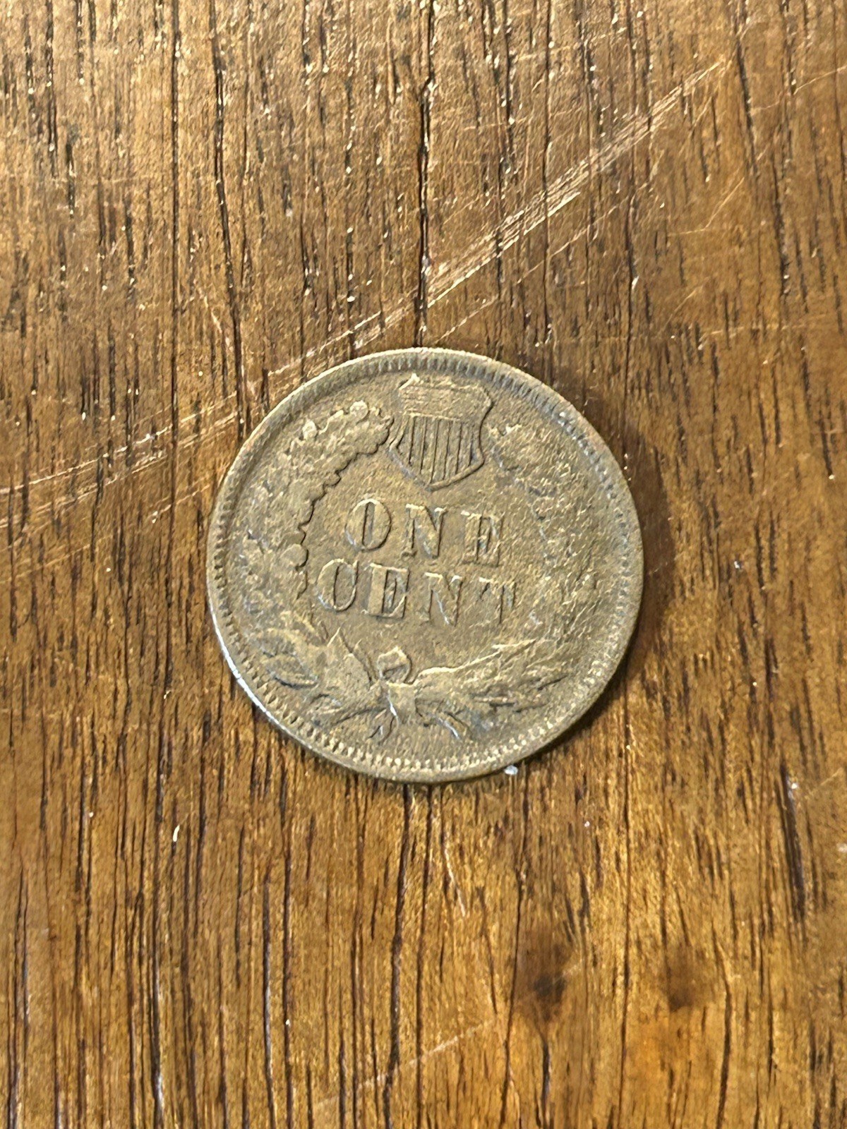 1874 Indian Cent VF