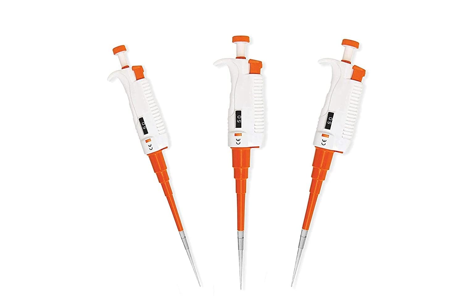 Set of 3 Micropipette Variable Volume 0.5-10 ul,10-100 ul,100-1000 ul Total...