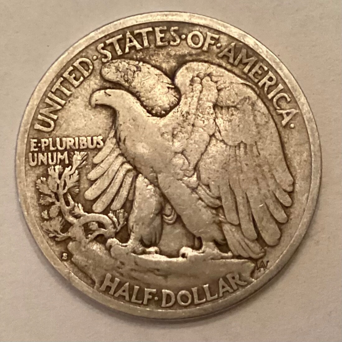 1927 S Walking Liberty Half Dollar cd -