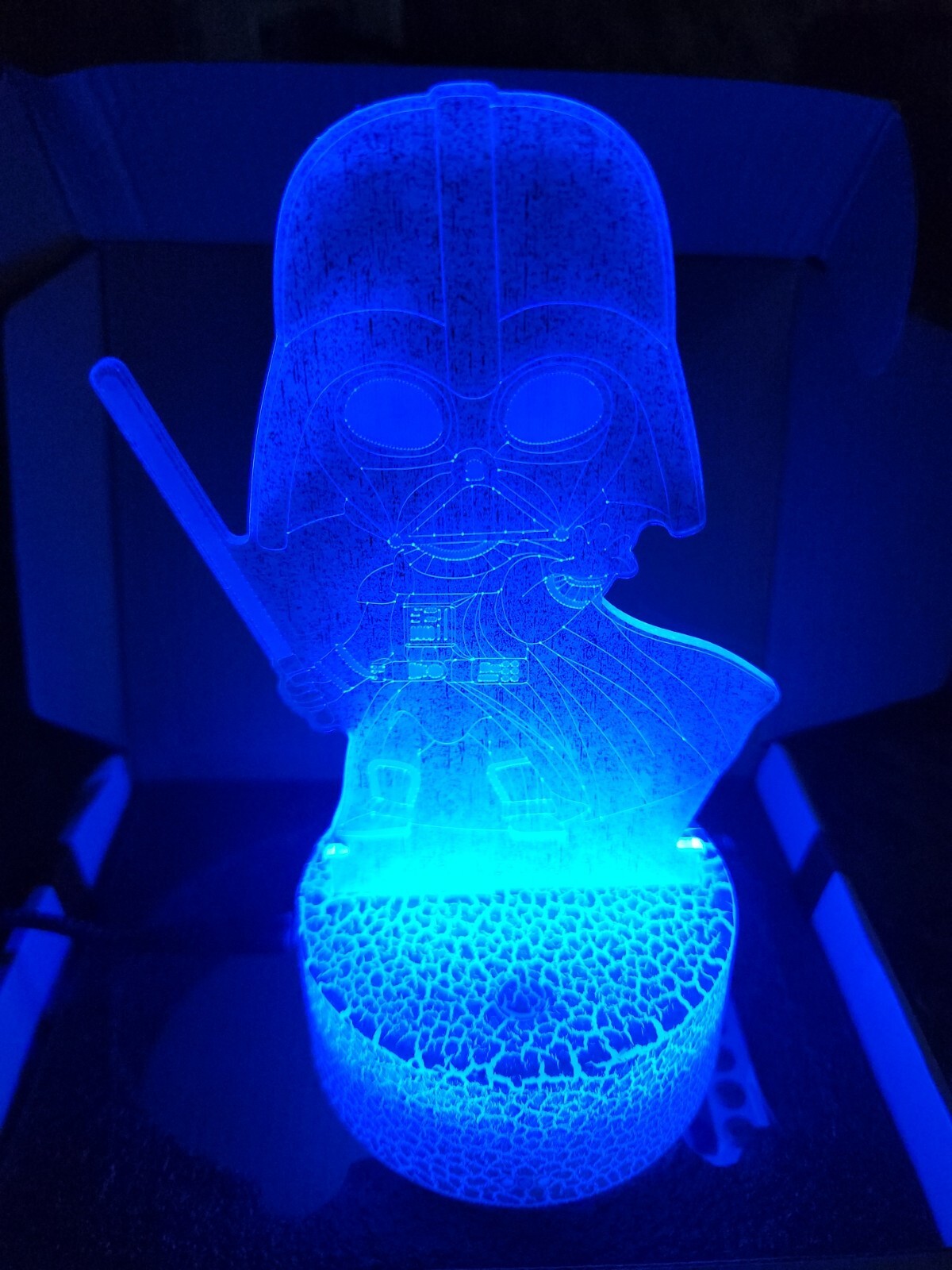 3D Star Wars Desk Table LED Night Light Lamp Color Changing
