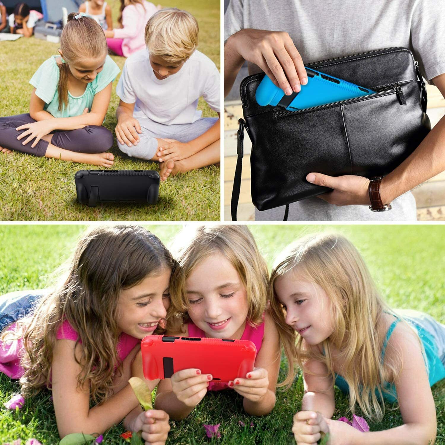 Silicone Case for Nintendo Switch 2017 Shockproof Protective Cover Grip Cover