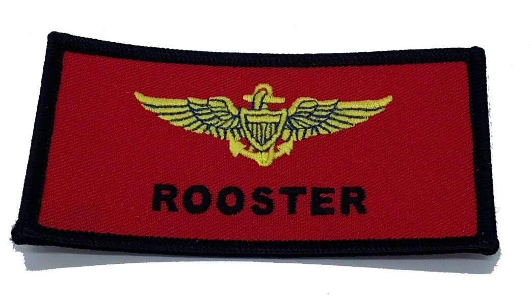 Rooster Name Tag Small Patch (3"x1.5") – Sew On