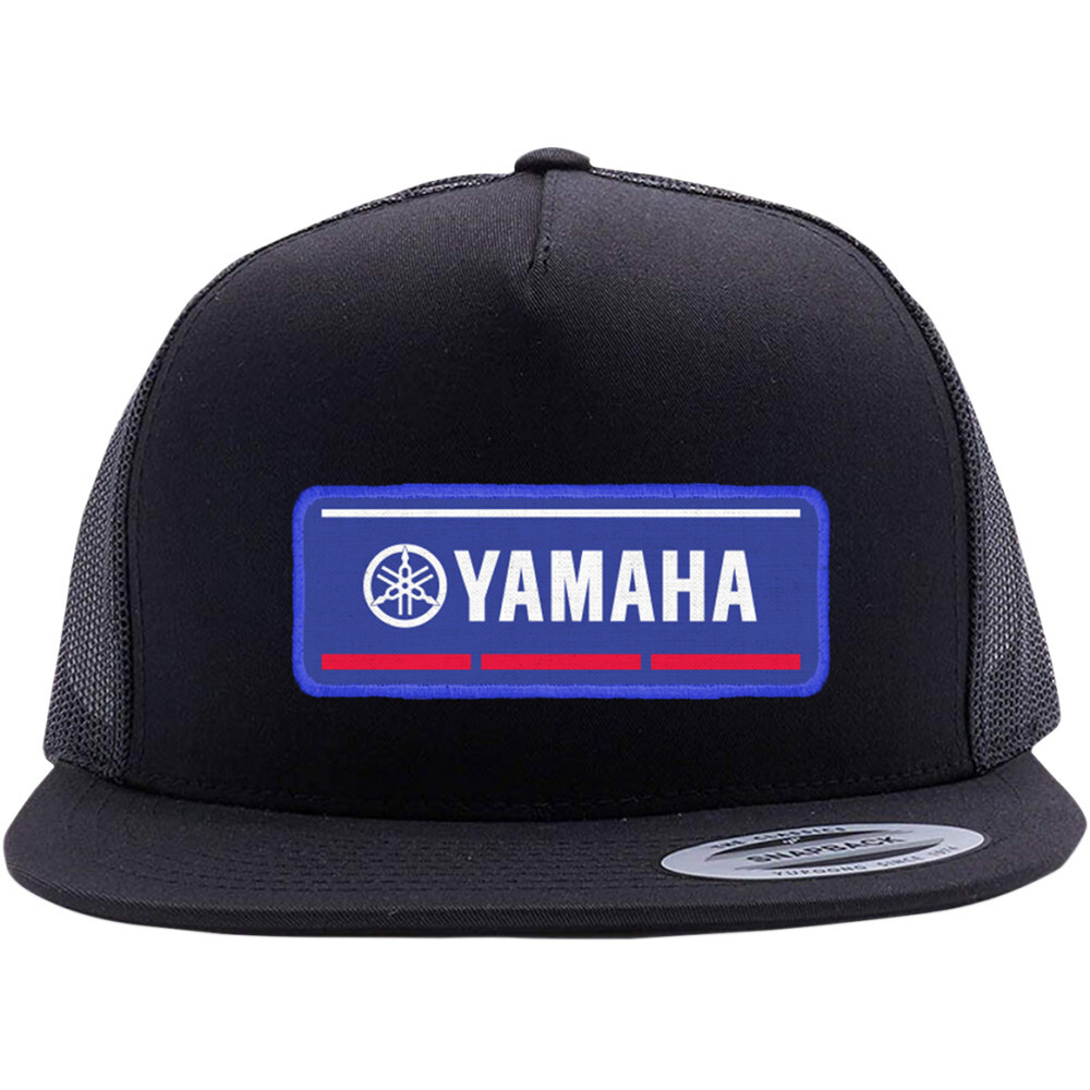 Factory Effex Yamaha Vector Mesh-Back Adjustable Hat (Black / Gray)