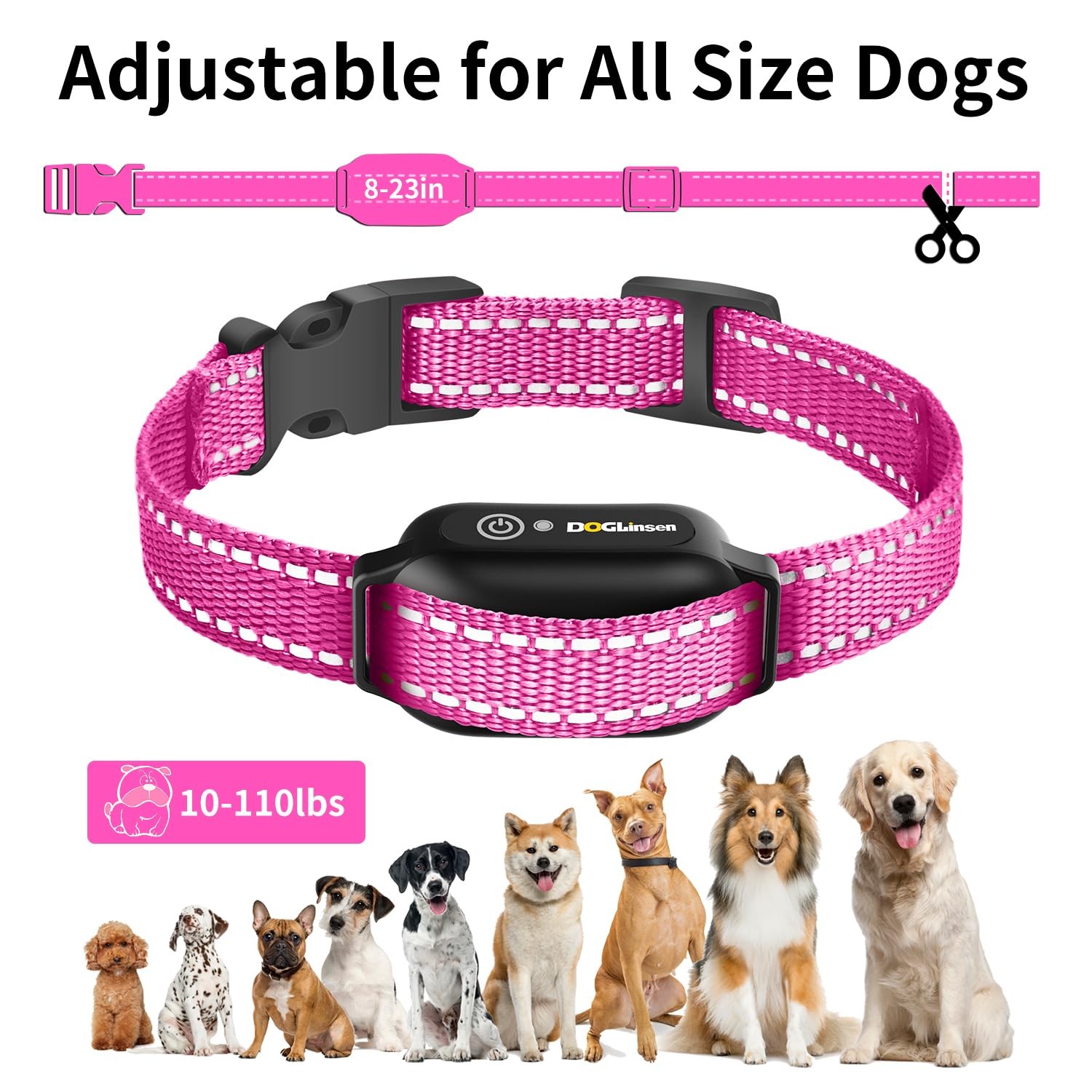 No Shock Dog Training Collar with Remote 3300ft Range
