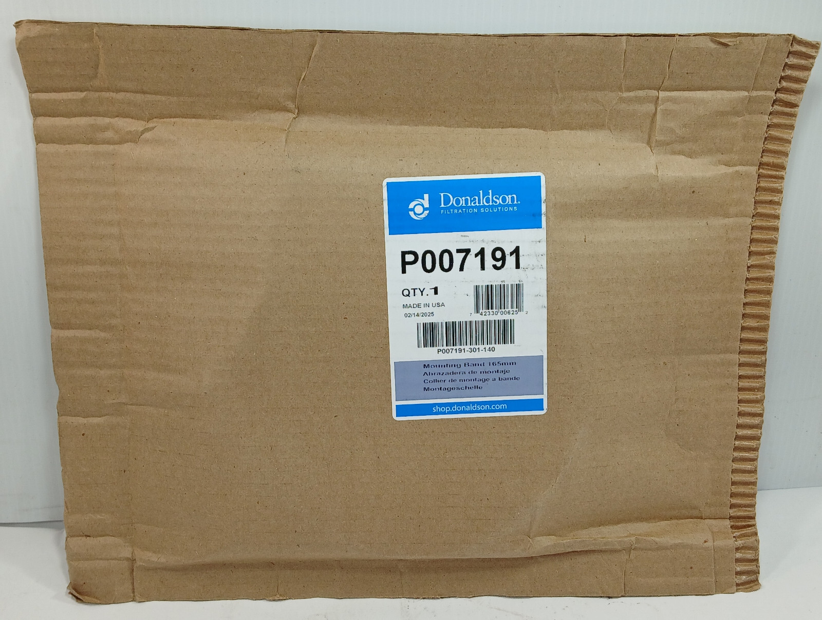 1 NEW DONALDSON P007191 165MM AIR CLEANER MOUNTING BAND NIB ***MAKE OFFER***
