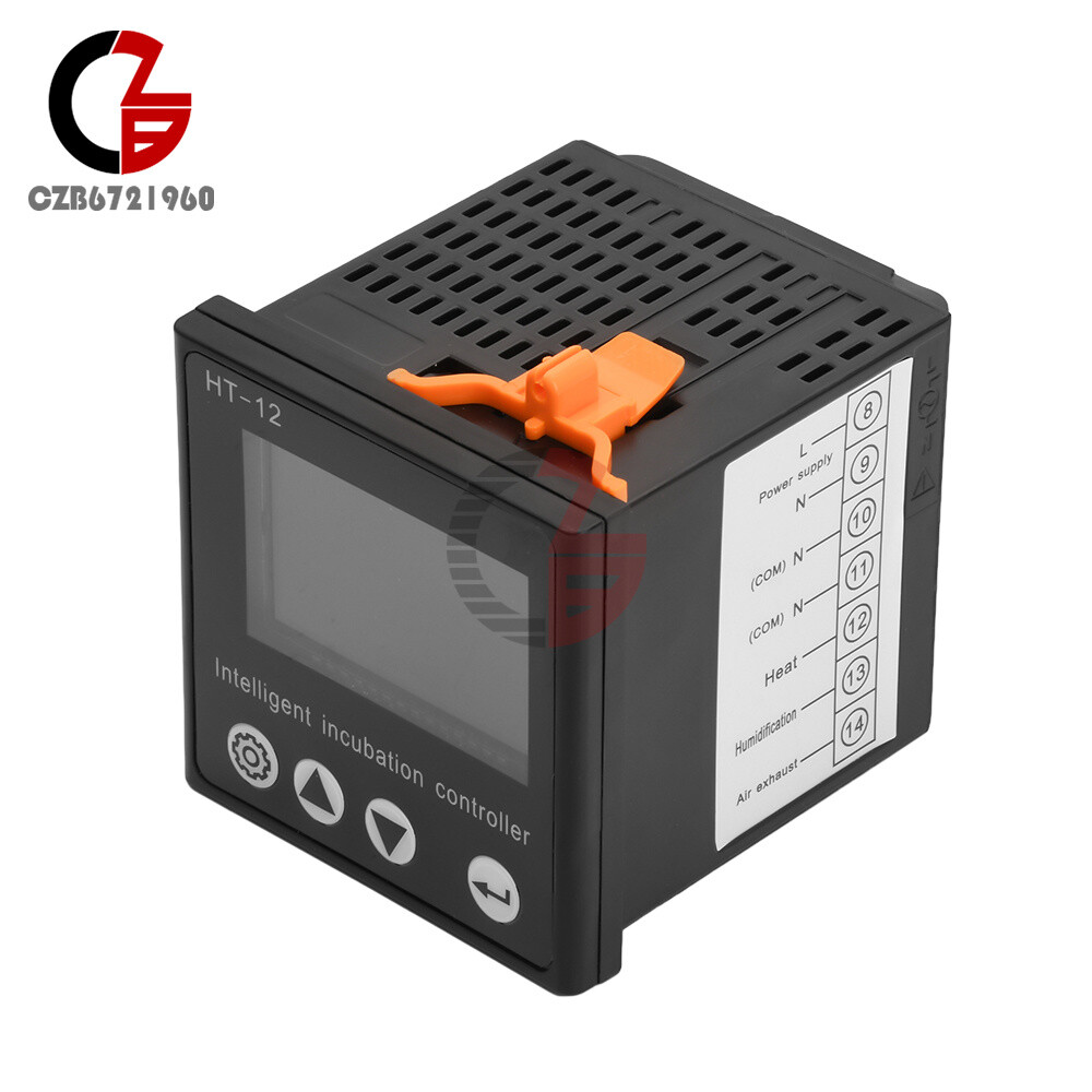 HT-12 LCD Temperature Humidity Controller Smart Incubator Temperature Controller