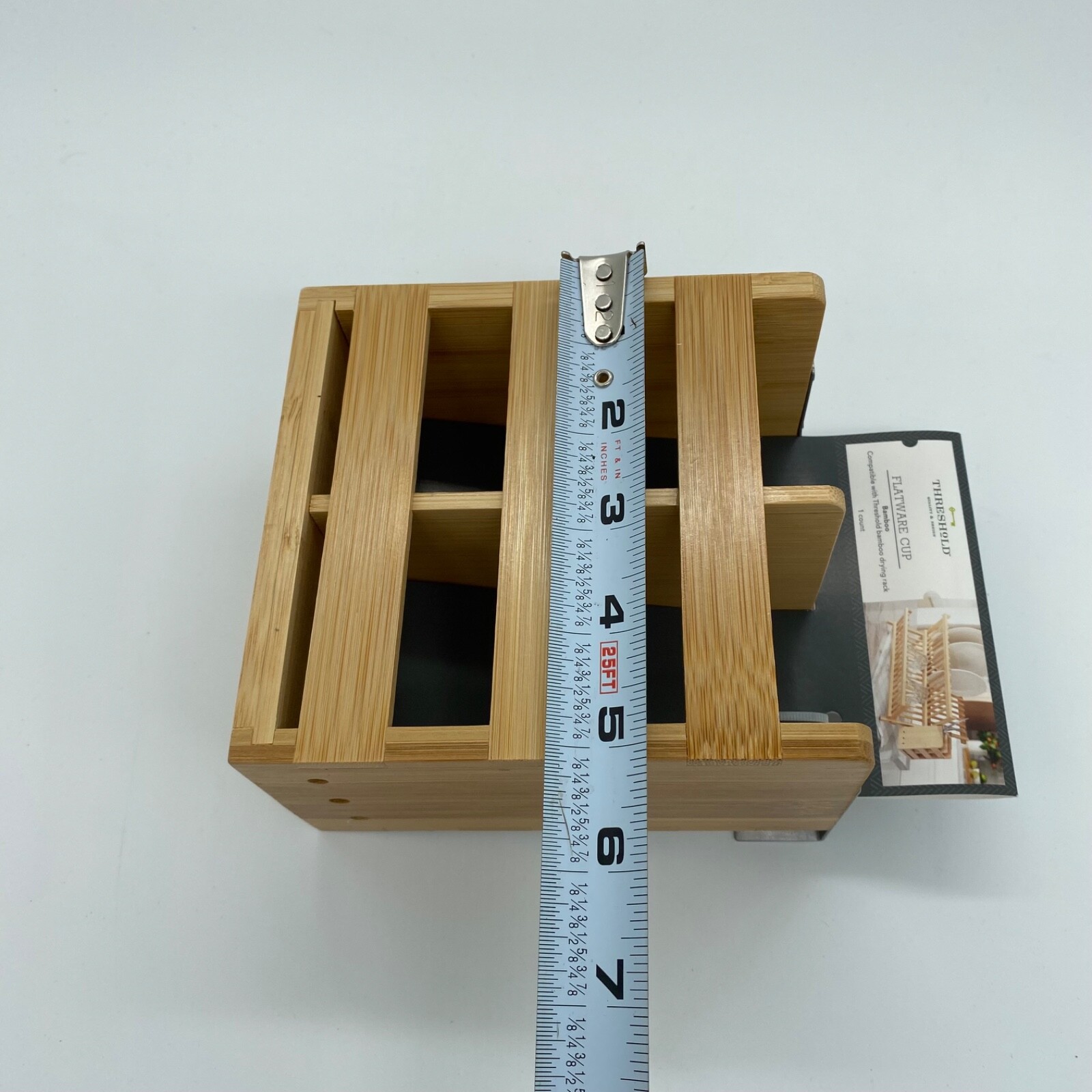 Threshold Bamboo Flatware Cup Compatible with Threshold Bamboo Drying Rack