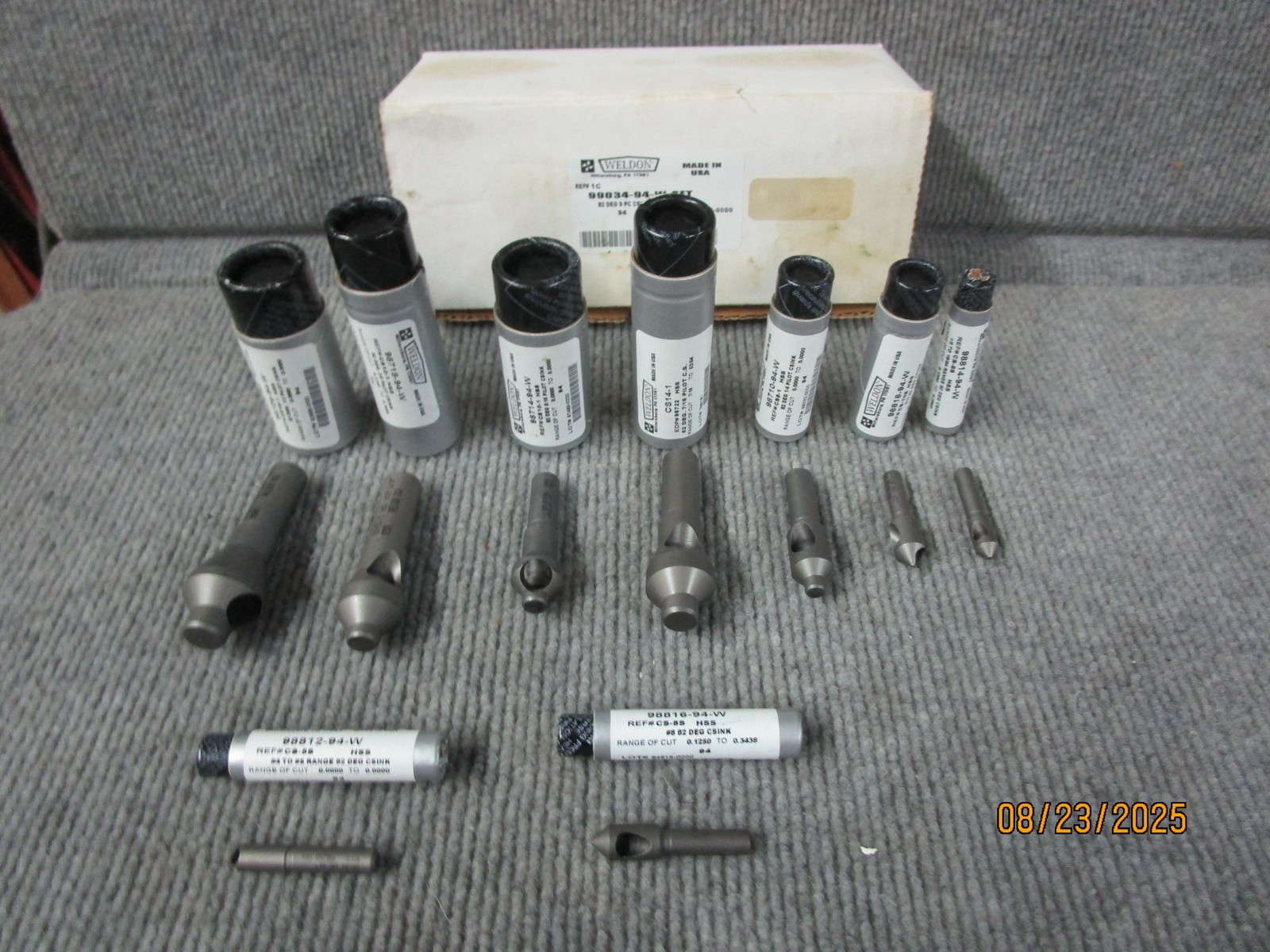 Weldon 99034-94-W 9PC Counter Sink Set