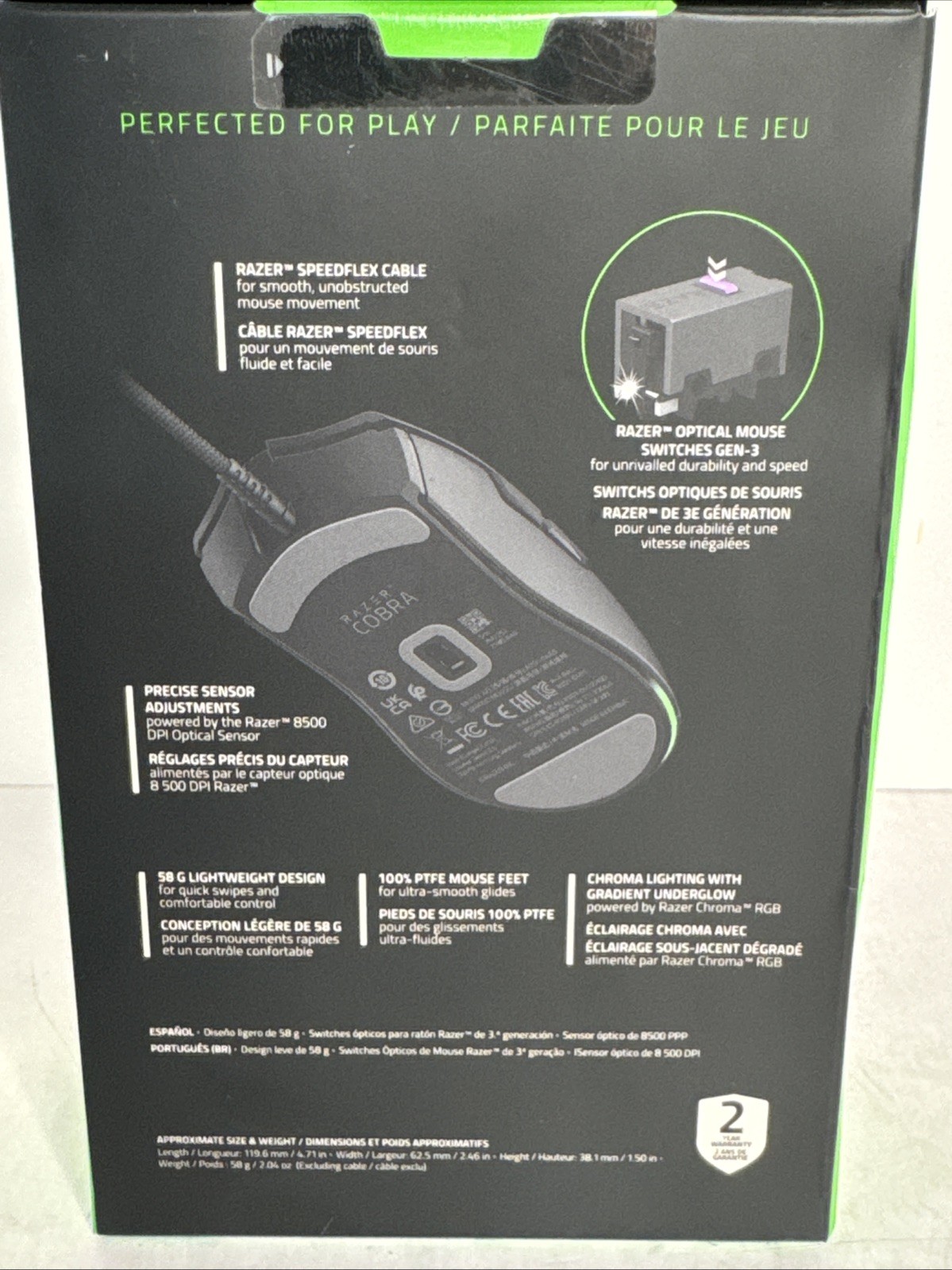 Razer Cobra Wired Gaming Mouse