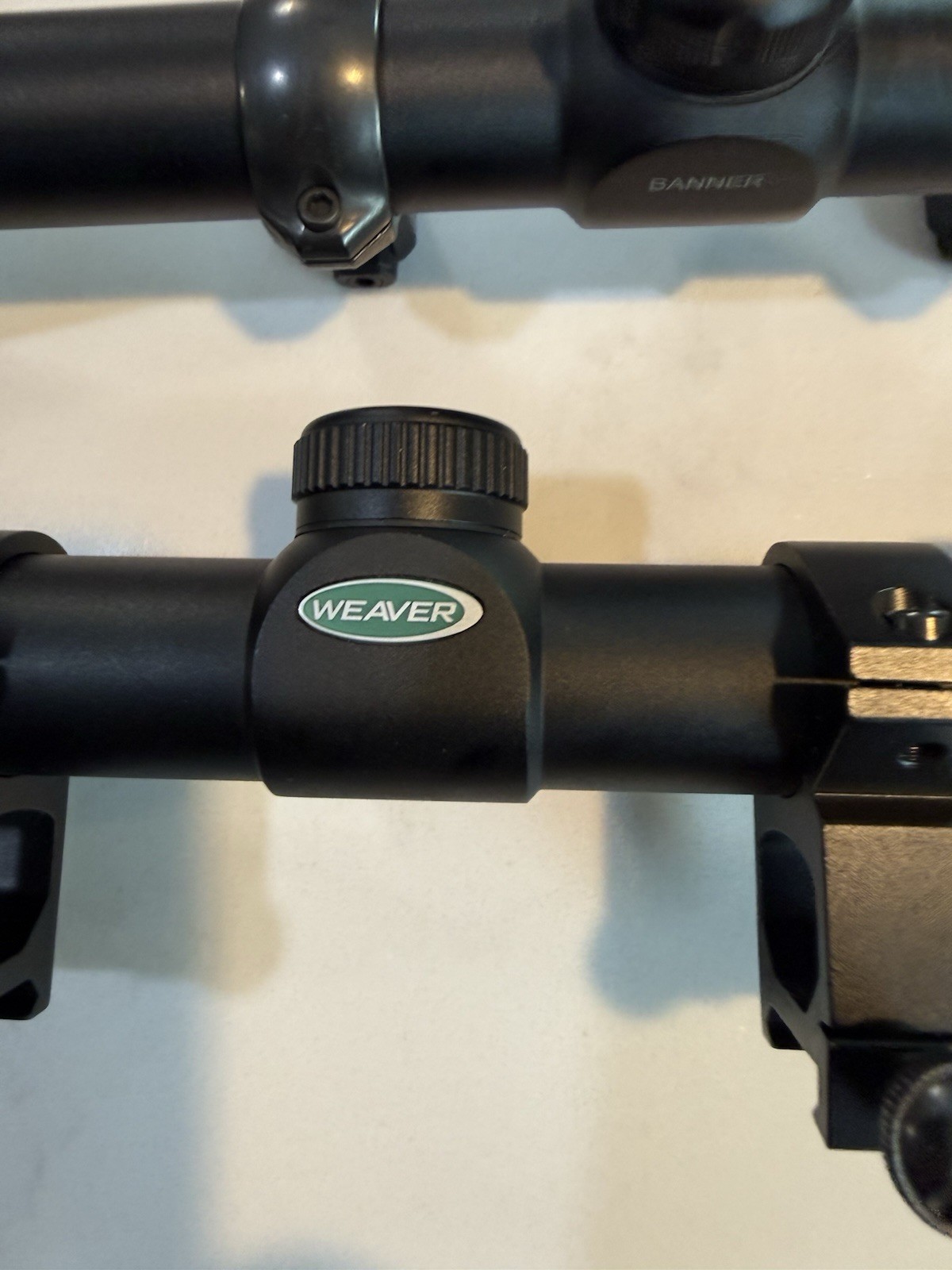 Bushnell Banner Wide Angle And Weaver Scope