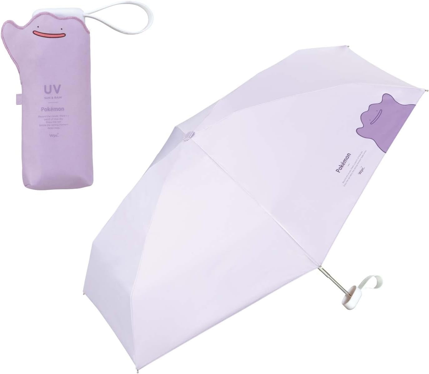 Wpc UV Protection Folding Parasol for Sun&Rain Pokemon Ditto 47cm 200g