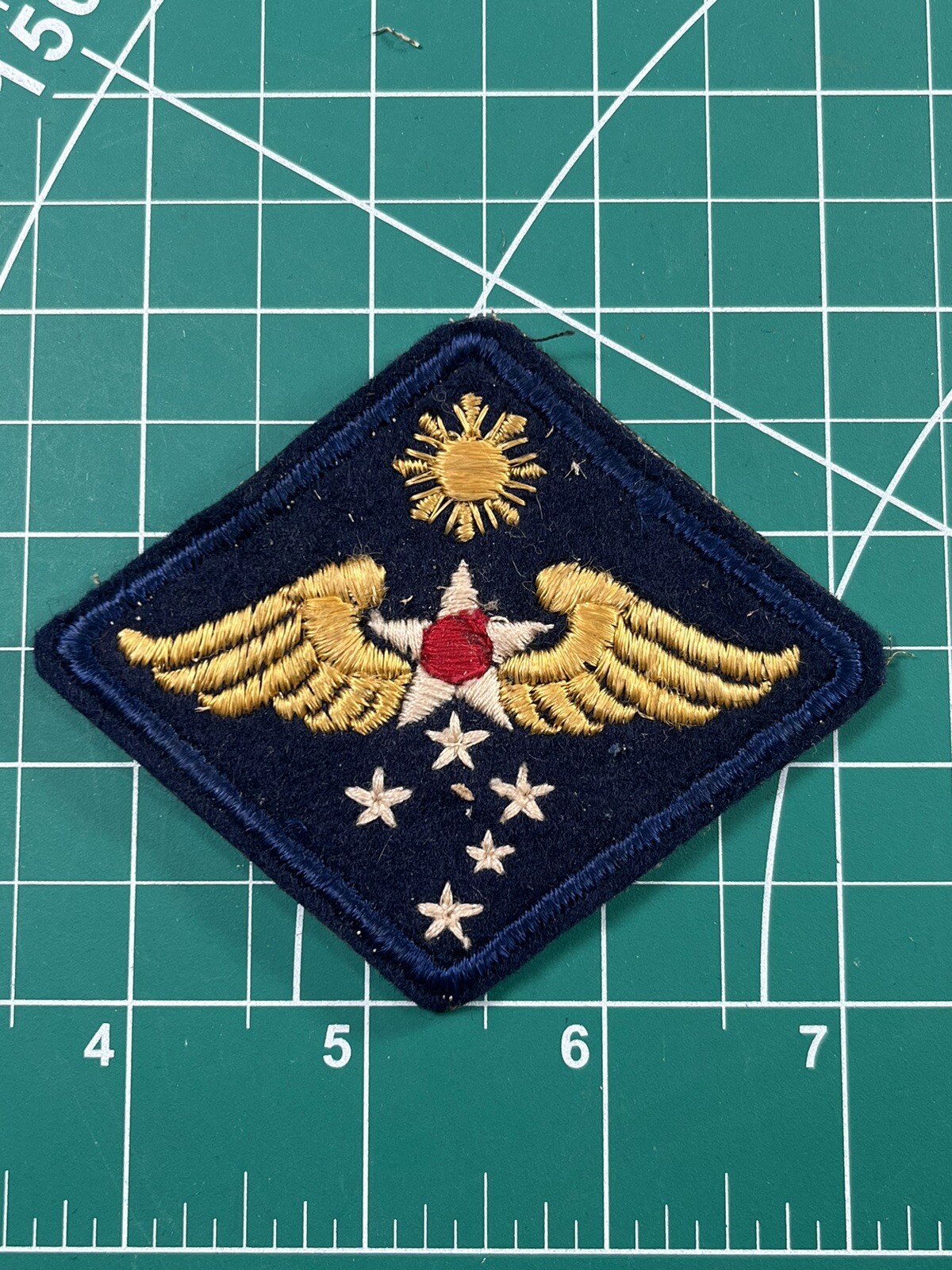 WWII Far East Air Force Felt Patch Theater Made