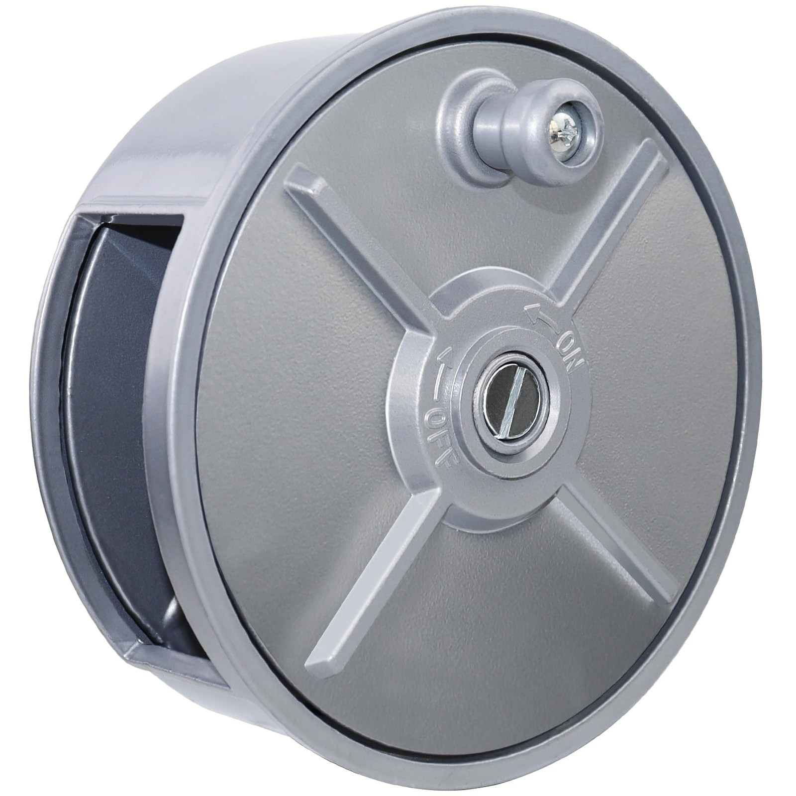 Tie Wire Reel Coil Holder Wheel, 6.25" Lightweight Aluminum Silver