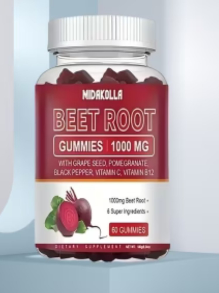 Beet Root Gummies 1000mg Grape  2 pack 120 Gummies 2 month Delicious 😋