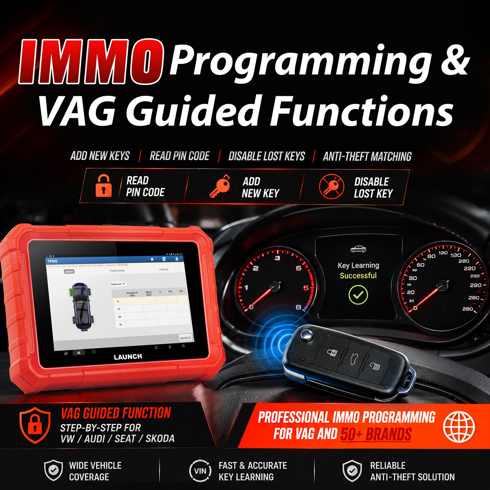 LAUNCH X431 PRO Star =PRO ELITE Bidirectional Car OBD2 Diagnostic Scanner Coding