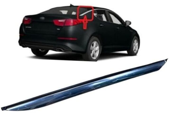 Genuine OEM 87860-2T000 Center Pillar Chrome Molding Assembly, Rear RH /