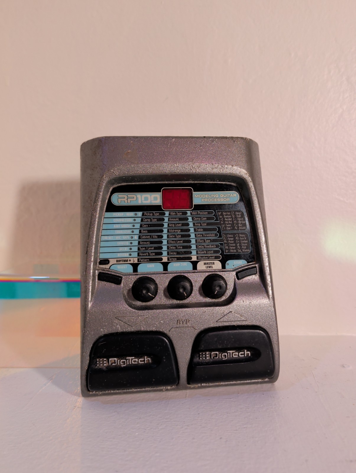 DigiTech RP100 Modeling Guitar Processor Multi Effects Pedal RP-100 AS-IS