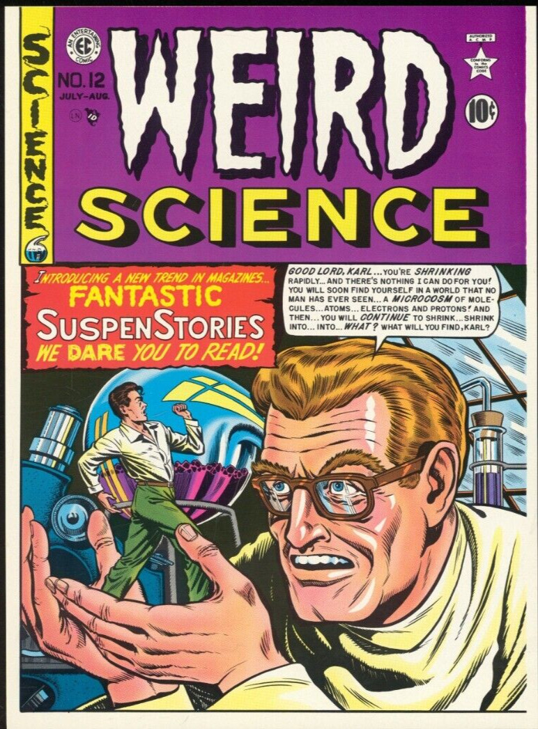EC COVERS: WEIRD SCINCE COVER NO.12