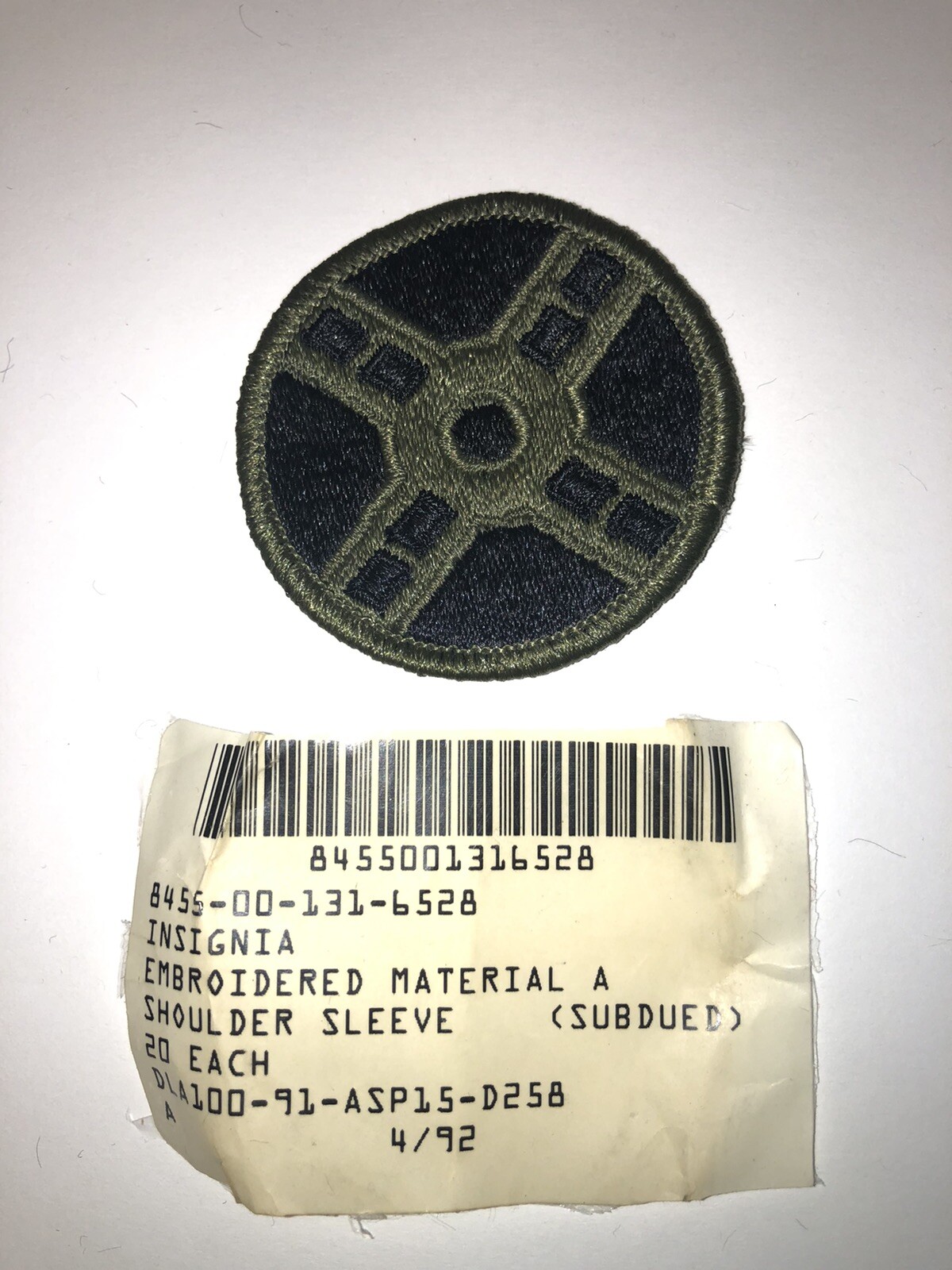 425th Transportation Brigade Subdued U.S. Army Shoulder Patch Insignia