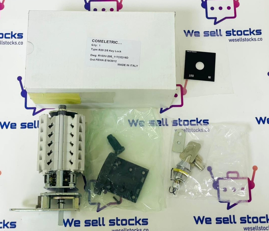 Comelectric R20 2/5 Key Lock Rotary Cam Switch