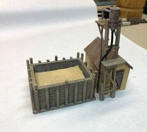 Sand Tower and Drying House O S HO or N Scale White & Paintable!