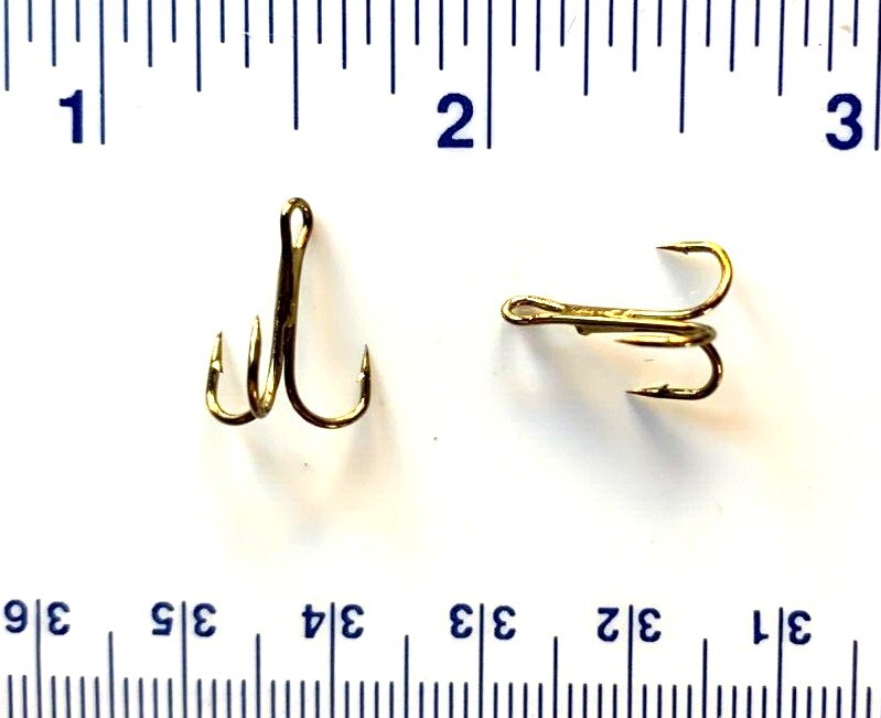100 GT Super Strong 3X Bronze Treble Hooks size 10