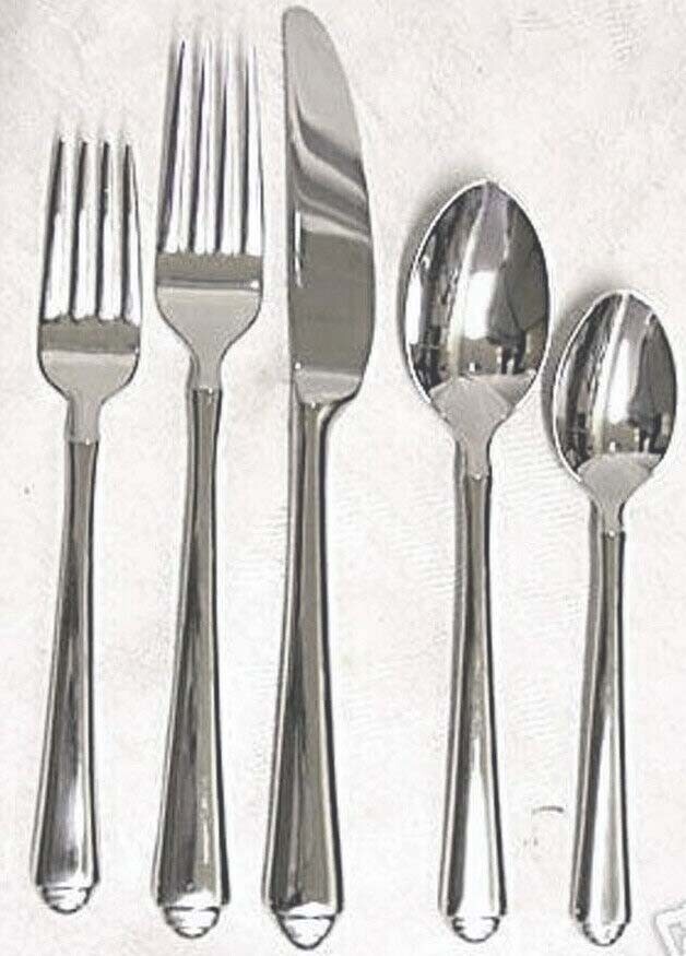 Gorham Crown Tip Stainless 5 Piece Place Setting 18/10 Flatware New
