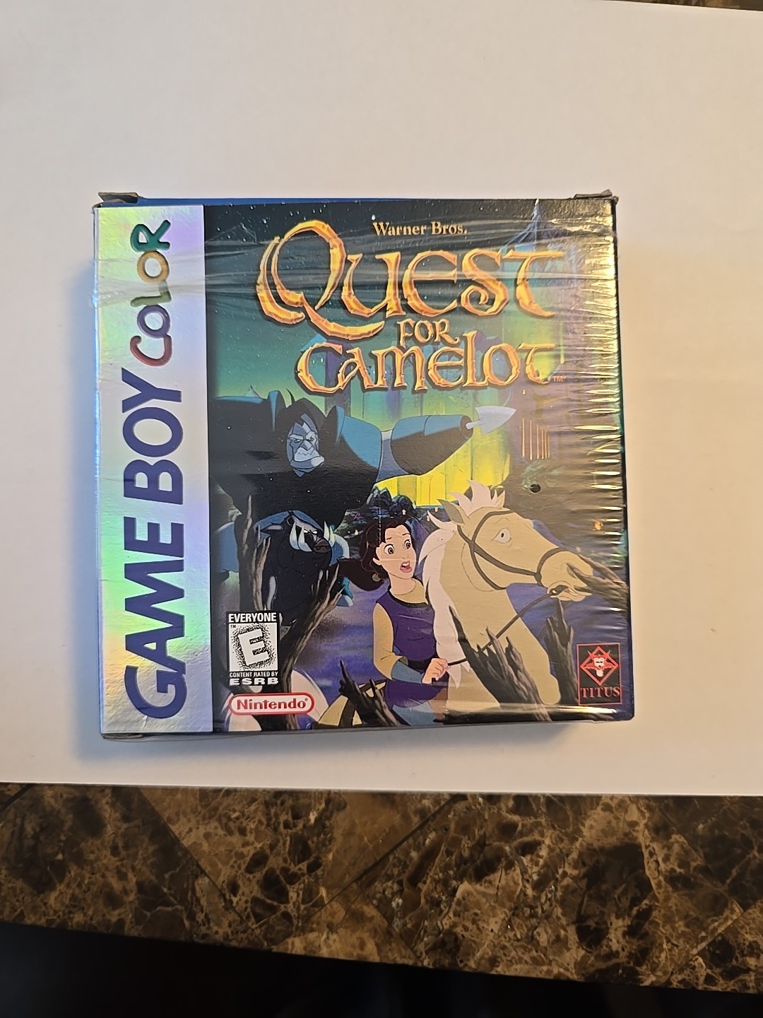 Quest for Camelot (Game Boy Color) BOX, BOOKLETS Mint