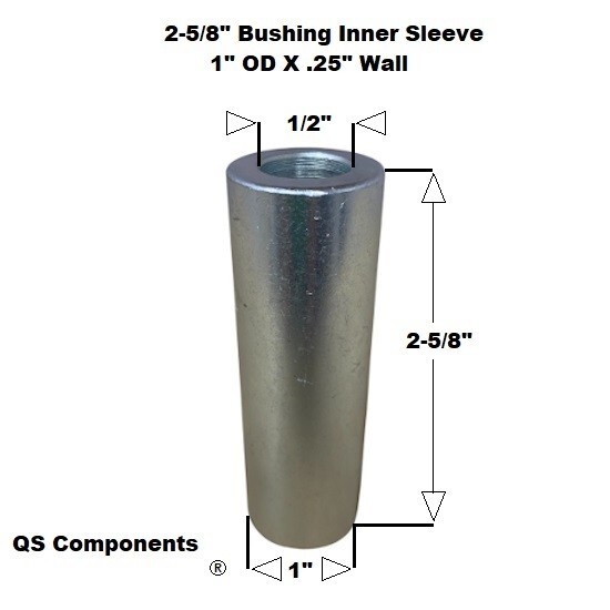 2 5/8" Width 1/2" Hole Polyurethane Bushing Kit