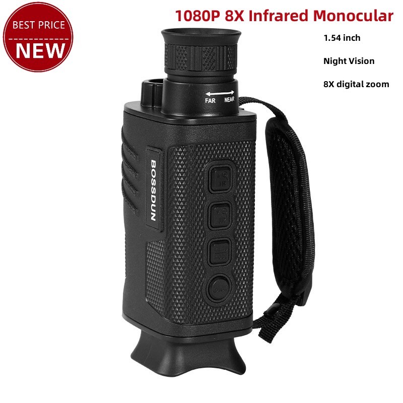 BOSSDUN 984.3FT 1080P Infrared Monocular Night Vision Monocular f/Photo Video