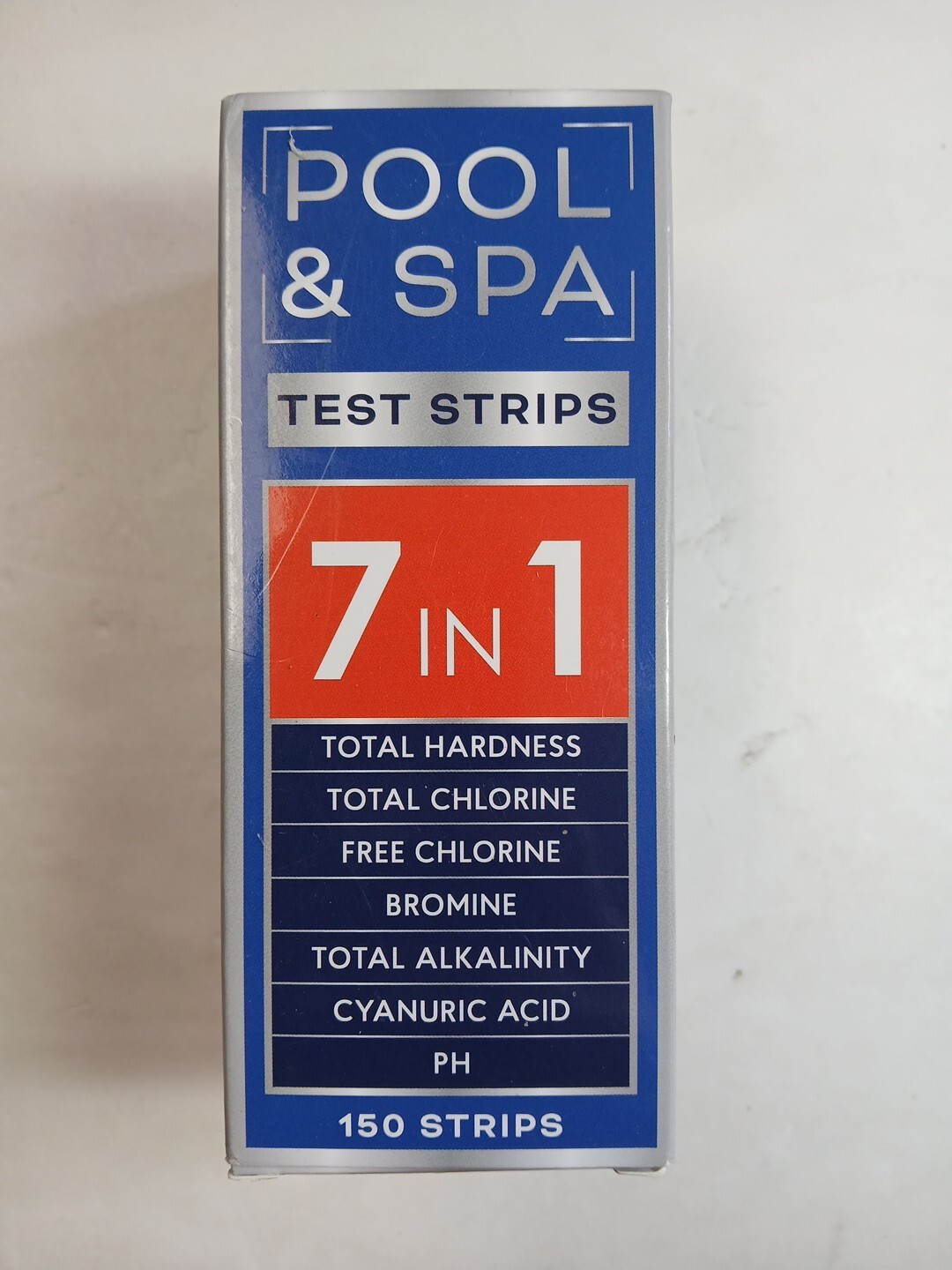 Bestprod Pool and SPA 7-in-1 Chlorine Dip Test Strips - 150 Count Exp 06/2026