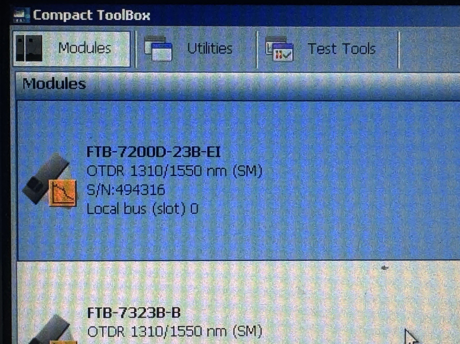 EXFO FTB-7200D-23B-EI 1310/1550nm