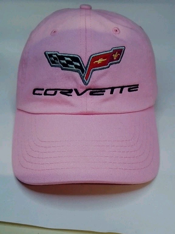 HOT RODS PLUS Chevrolet Corvette Cotton Pink Hat Cap Adjustable