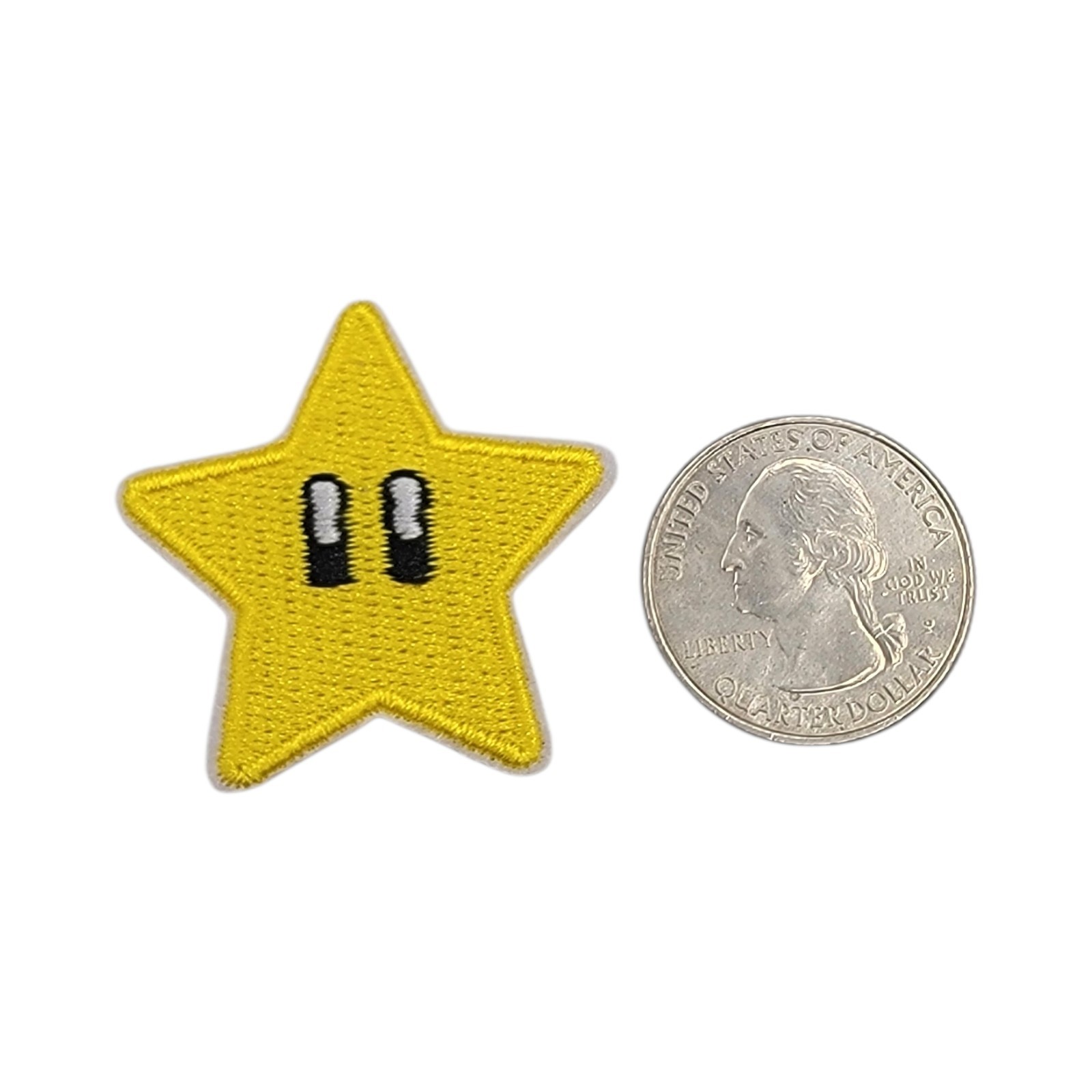 Super Mario NES SNES Small SUPER STAR 90s retro video game Iron on Patch