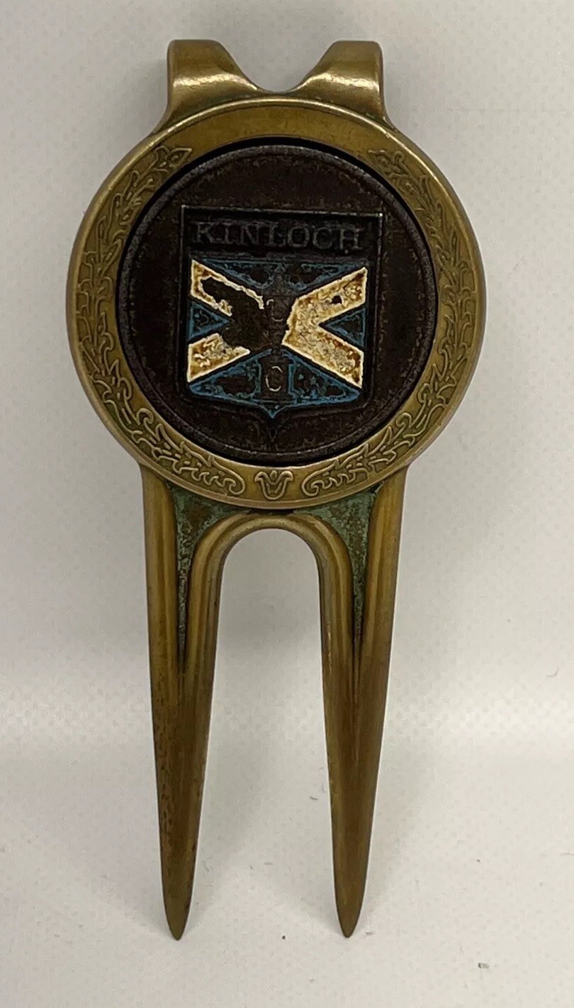 VTG Creative Golf USA Money Clip , Divot Tool & Kinloch Club Ball Marker Combo