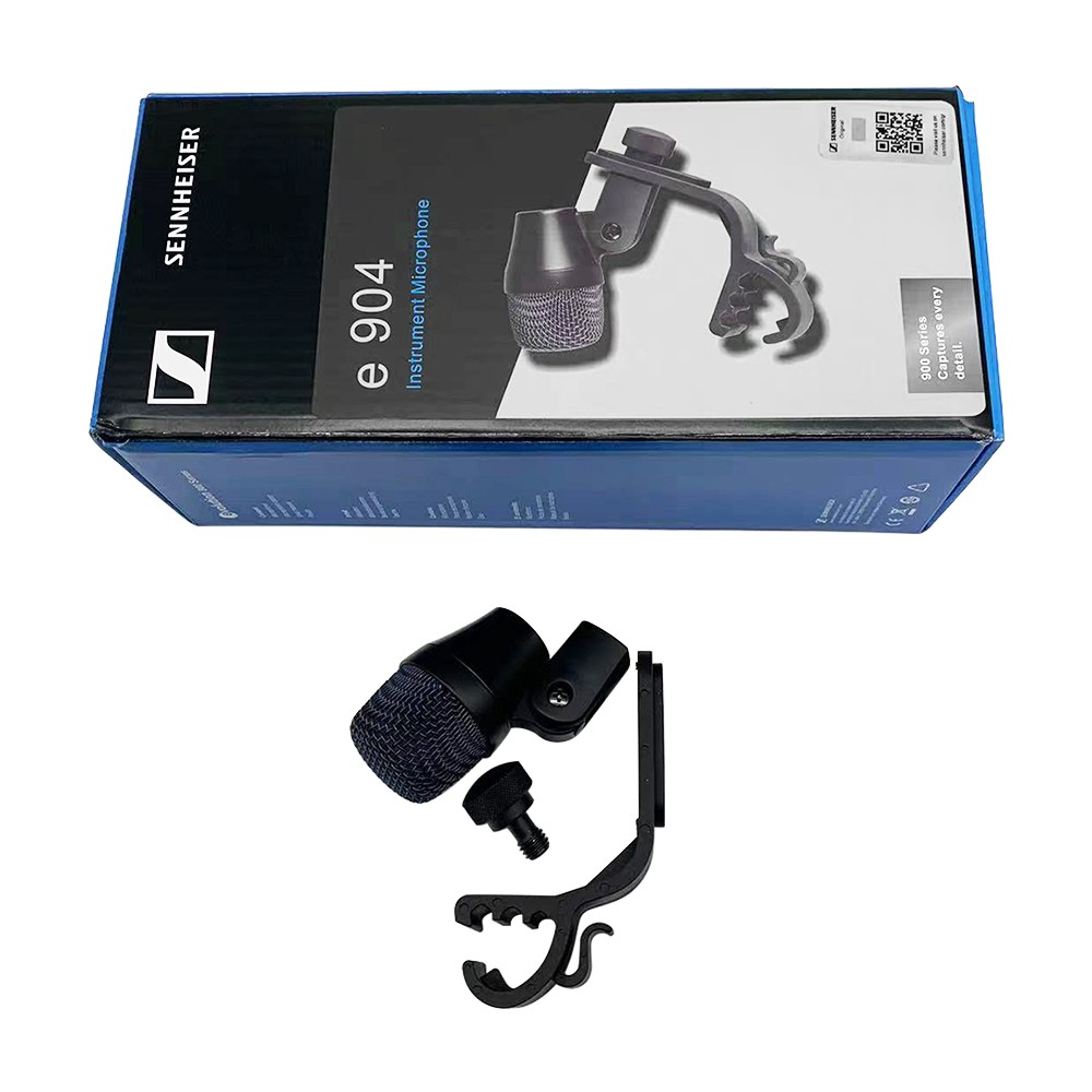 Sennheiser e 904 Dynamic Cardioid Drum Microphone Wired Providing Powerful Sound