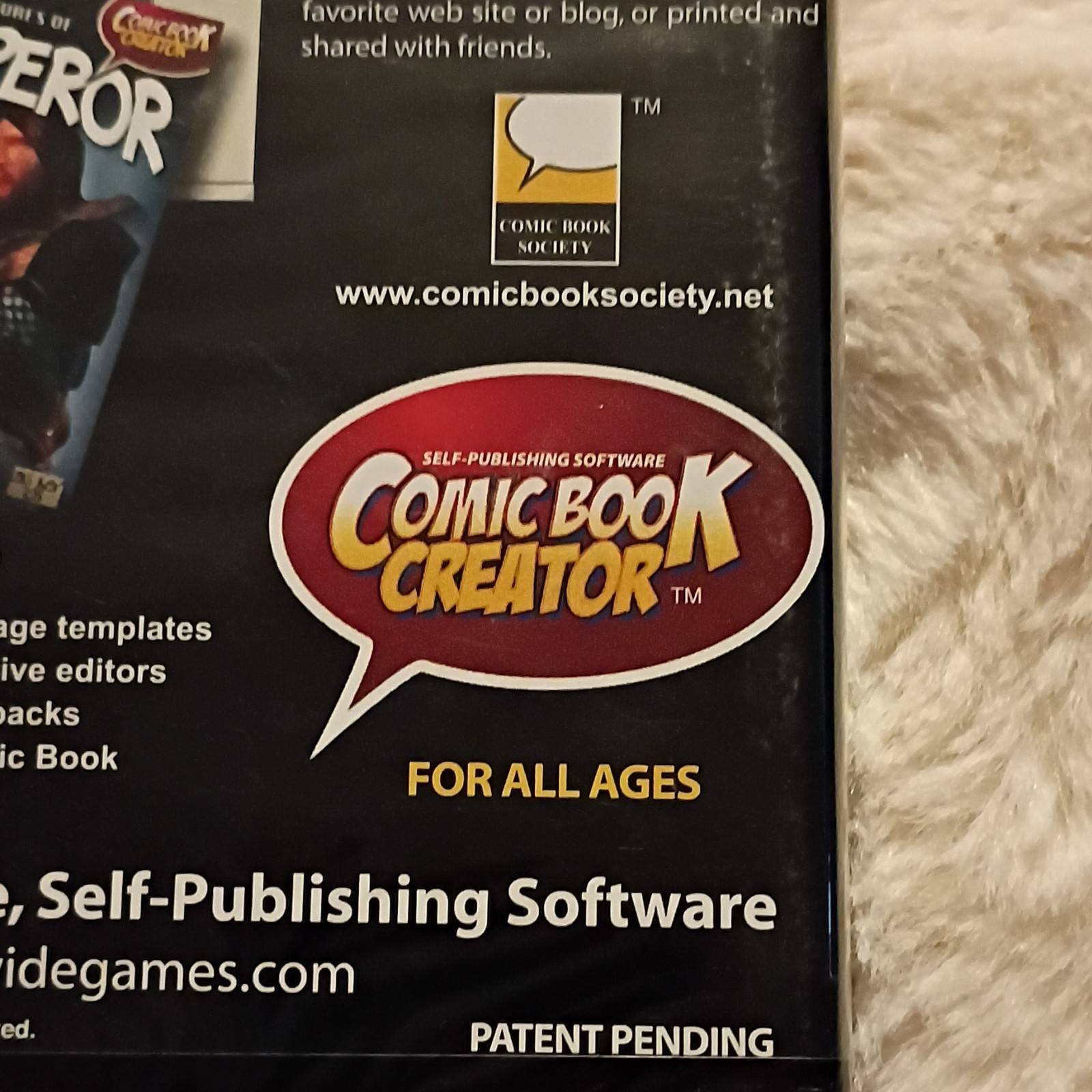 SEALED NEW Planetwide Games Comic Book Creator Software CD for Windows, English