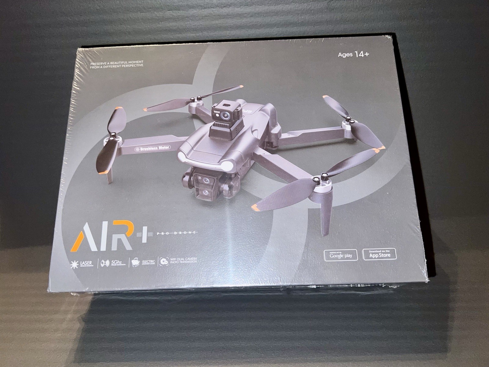 New AIR+ Pro Drone GPS 5G WiFi Dual HD Camera Laser Obstacle Avoidance NIB