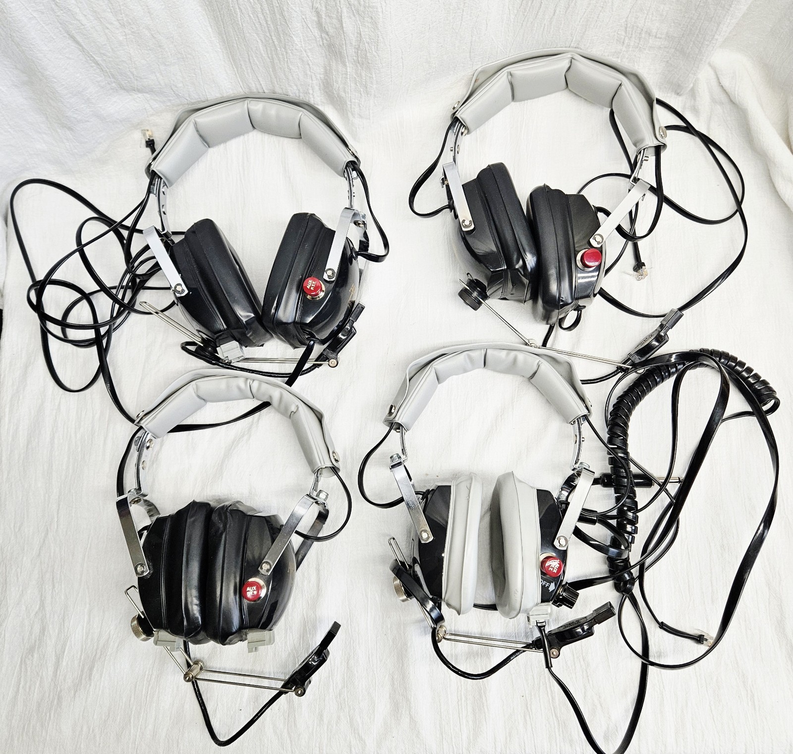 Audio Com Pilot / Co-Pilot +2 Voice Activated Intercom Headphone Headsets