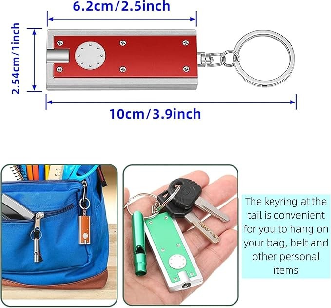 500PCS Mini Keychain Flashlight LED Light Bulk Small Flashlight for Outdoor