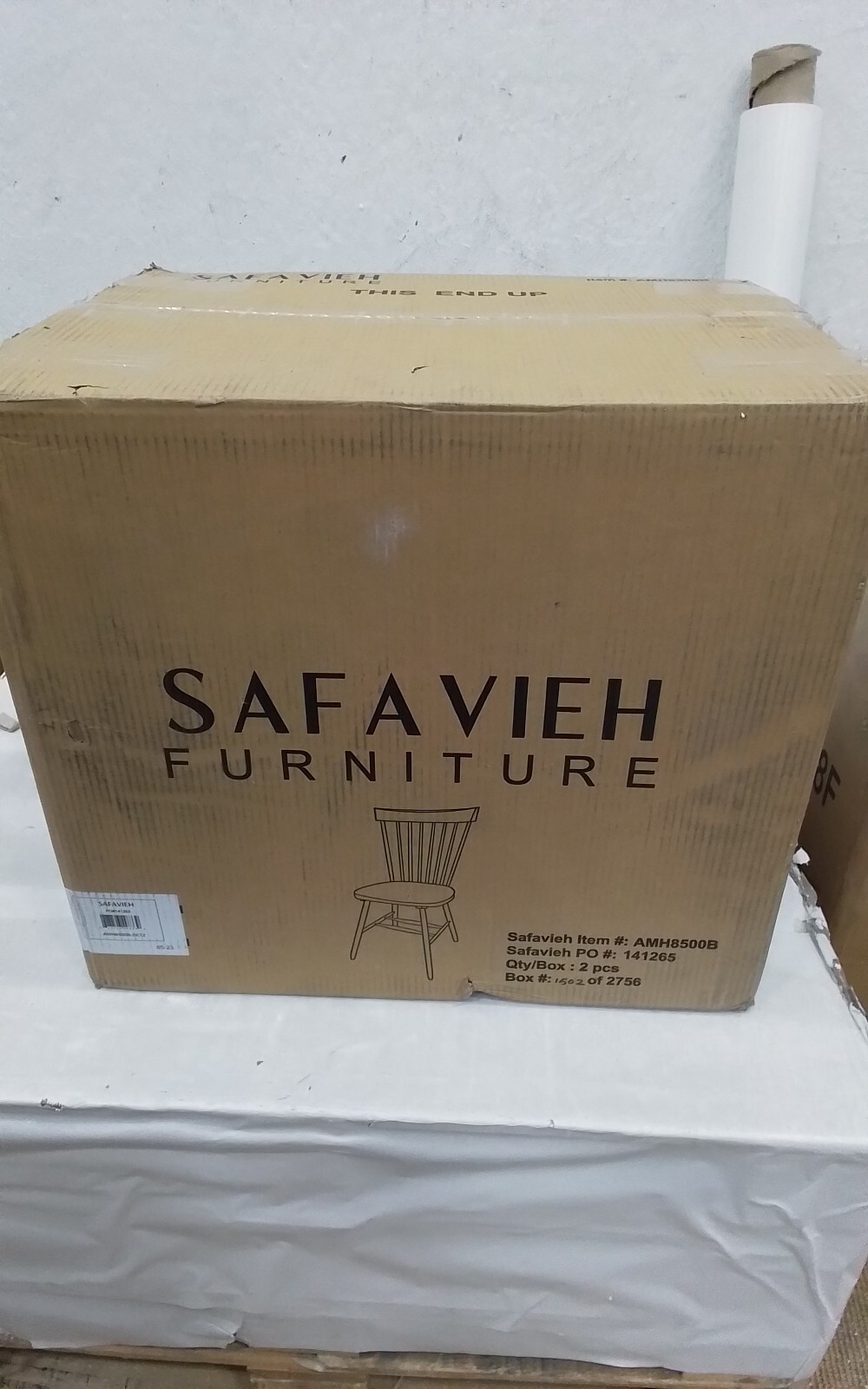 Safavieh PARKER SPINDEL SIDE CHAIR, Reduced Price 2172731355 AMH8500B