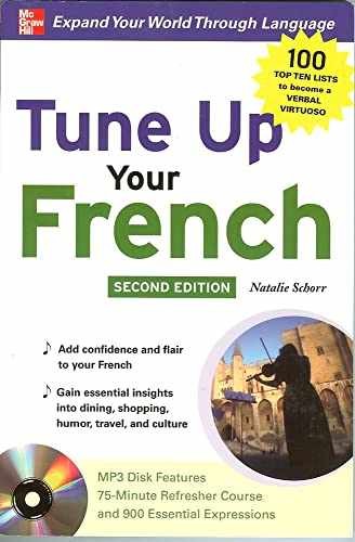 Tune Up Your French with MP3 Disc - Paperback, by Schorr Natalie - Very Good l