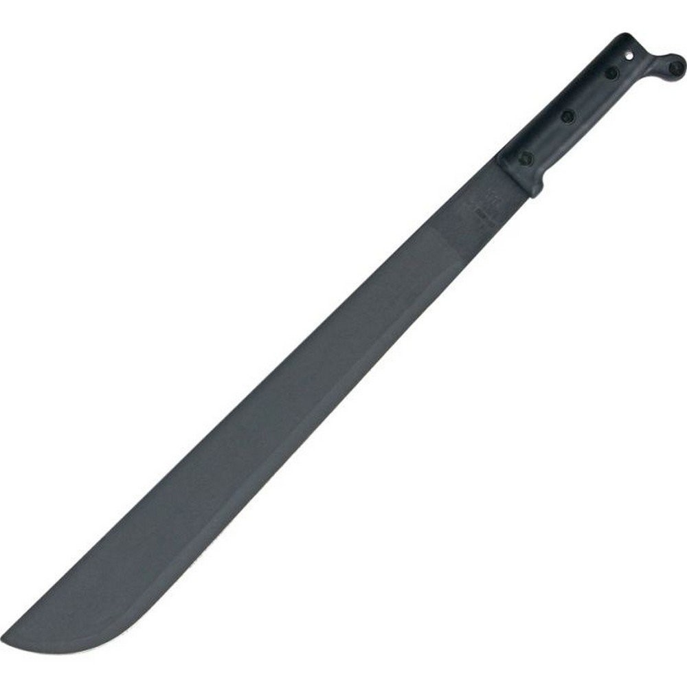 Ontario Military Jungle Machete 18" Carbon Steel Blade Black Polymer Handle 6144