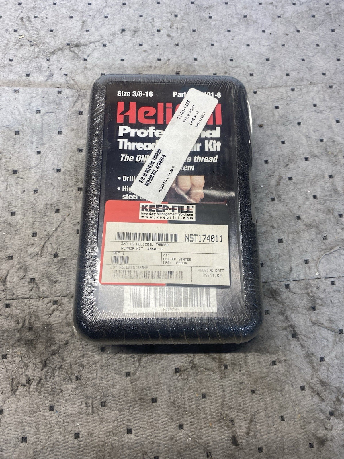 👀 NEW HELICOIL SIZE 3/8-16 PROFESSIONAL THREAD REPAIR KIT 5401-6