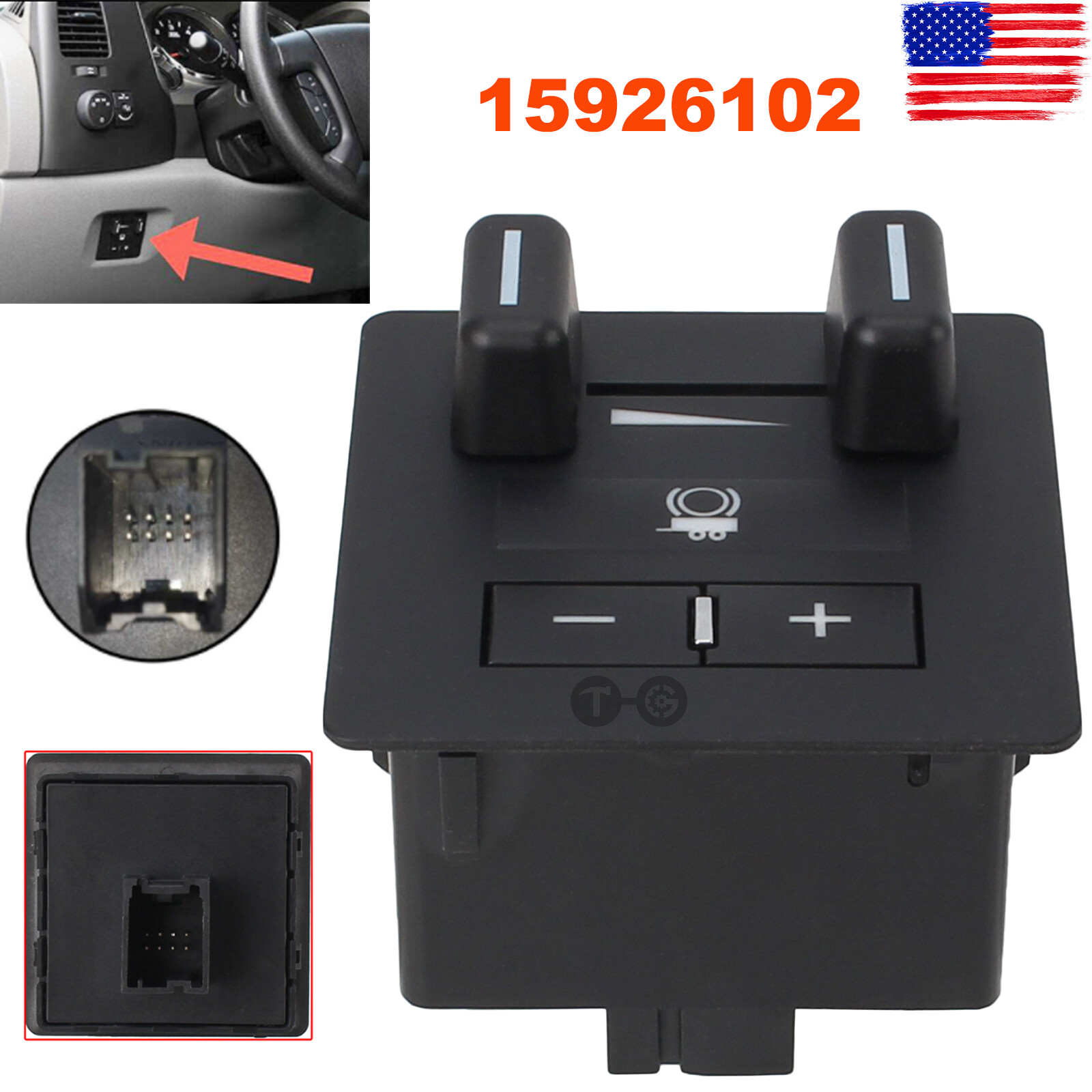 for 2007 - 2014 Silverado Sierra Escalade Tahoe Trailer Brake Control for Switch