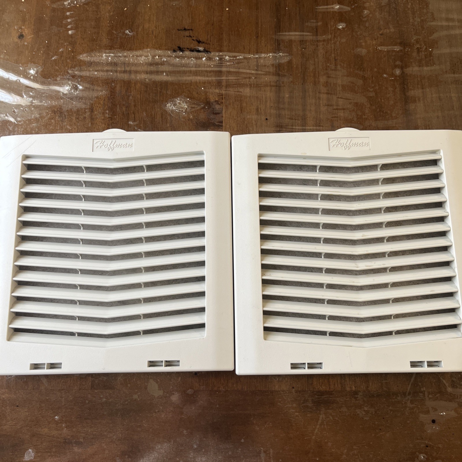 Hoffman Nvent HG1000404 10" IP54 Exhaust Grille Kit 7035, 34228, Lot Of 2