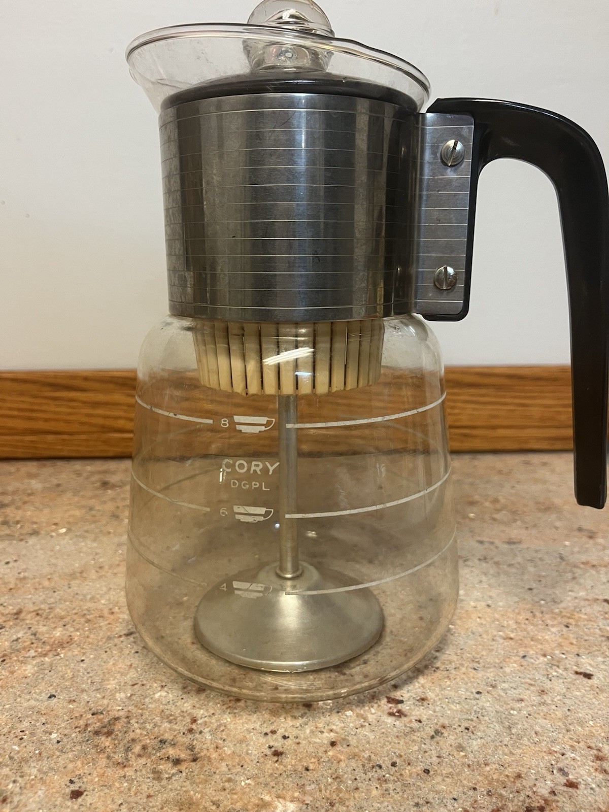 Cory DGPL Glass Vintage Coffee Maker Percolator Complete 8 cup