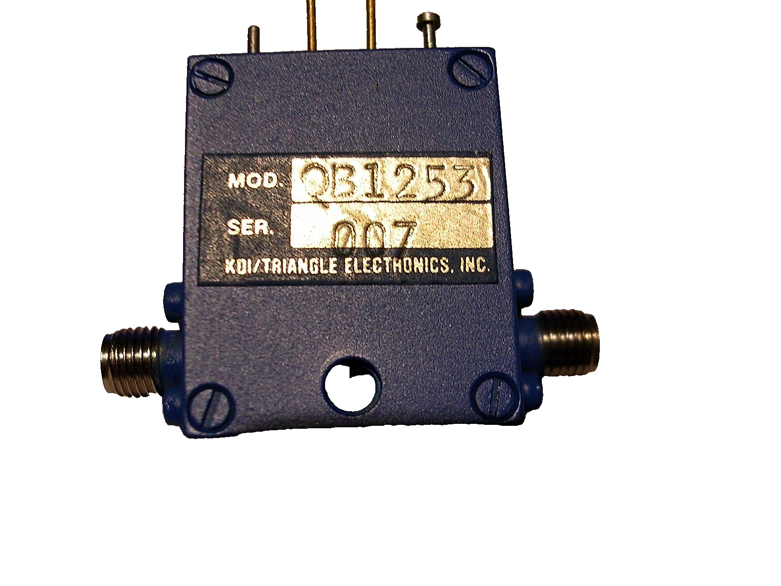 NEW  (NOS)  KDI/TRIANGLE  RF SWITCH MODEL QB1253  5VDC